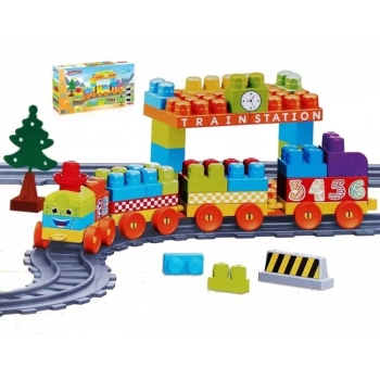 Nessiworld Dolu 89 Parça Tren ve Yol Set