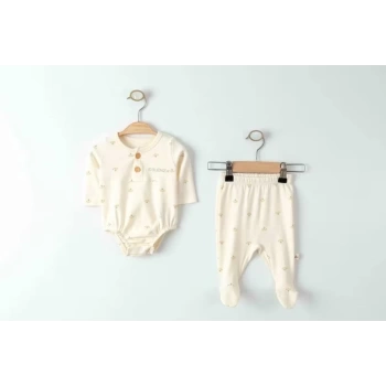 Nessiworld Eslenza Baby Zıbın Takım 0002 Bej