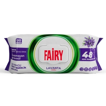 Nessiworld  Fairy Power Yüzey Temizlik Havlusu 100Lü Lavanta