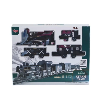 Nessiworld  FF-1603C-4C Sesli ve Işıklı Buharlı Tren Oyun Seti -Vardem Oyuncak