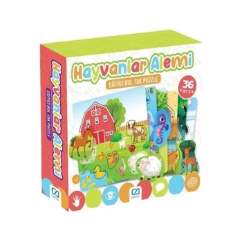 Nessiworld Games Hayvanlar Alemi 36 Parça Puzzle