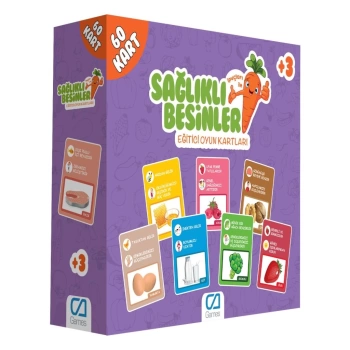 Nessiworld  Games Sağlıklı Besinler 60 Kart 5106