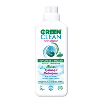 Nessiworld  Green Clean Sensitive Parfümsüz Bitkisel Çamaşır Deterjanı 1000ml