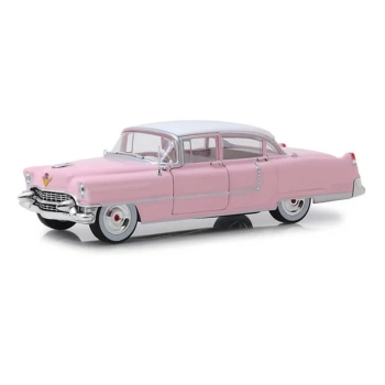 Nessiworld  Greenlight 1/64 Hollywood Series 14 - Elvis Presley (1935-77) - 1955 Cadillac Fleetwood Series 60 Pink Cadillac