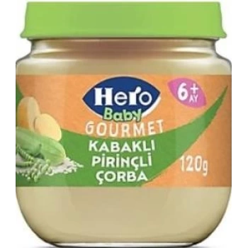 Nessiworld Hero Baby Gourmet Kabaklı Pirinçli Kavanoz Mama 120 Gr