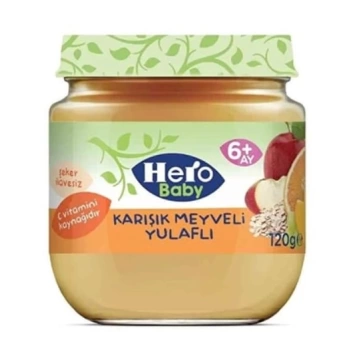 Nessiworld Hero Baby Karışık Meyveli Yulaflı Kavanoz Mama 120 Gr