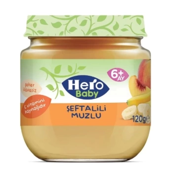 Nessiworld Hero Baby Şeftalili Muzlu Kavanoz Mama 120 Gr