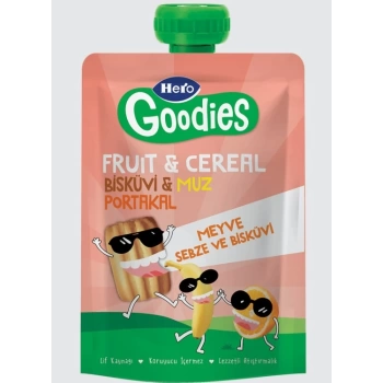 Nessiworld Hero Goodies Muz Portakal Bisküvi Havuç 100 Gr