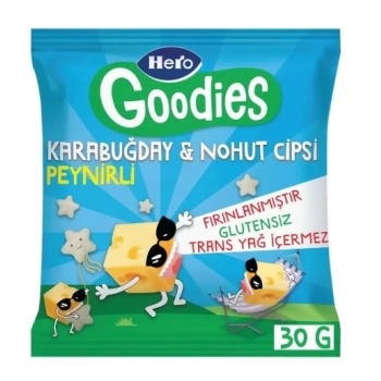 Nessiworld Hero Goodies Peynirli Sağlıklı Cips 30 Gr