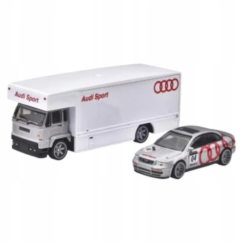 Nessiworld Hot Wheels Premium Team Transport Audi S4 Quattro & Fleet Flyer