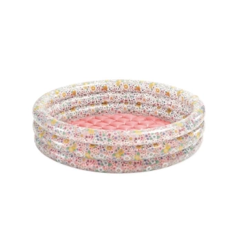 Nessiworld  IH58427 Intex 3 Boğumlu Çiçek Desenli Bebek Havuzu 86x25cm