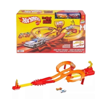 Nessiworld JFD11 Hot Wheels The Hot Ones Crash Speedway Frenzy