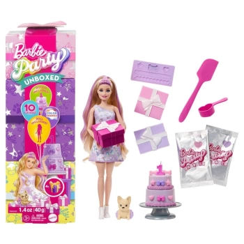 Nessiworld JFG68 Barbie Party Unboxed Köpeğimin Doğum Günü Serisi