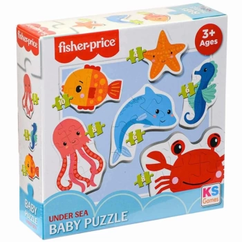 Nessiworld KS Fisher Price Baby Under Sea 6 in 1 Puzzle