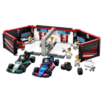 Nessiworld LEGO City F1 Garajı ve Mercedes-AMG ve Alpine Arabaları 60444