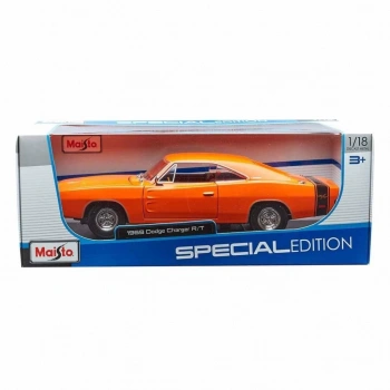 Nessiworld  MAIS 31387 1969 Dodge Charger RT 1: 18  Model Araba -Necotoys