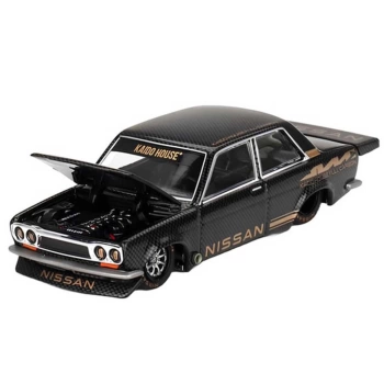 Nessiworld Mini Gt 1:64 Datsun 510 Pro Street Full Carbon V1