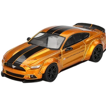 Nessiworld Mini GT 1/64 LB-WORKS FORD MUSTANG LB Gold