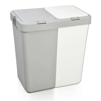 Nessiworld Motek Çok Amaçlı Çift Bölmeli 80 Litre Çamaşır Kirli Sepeti