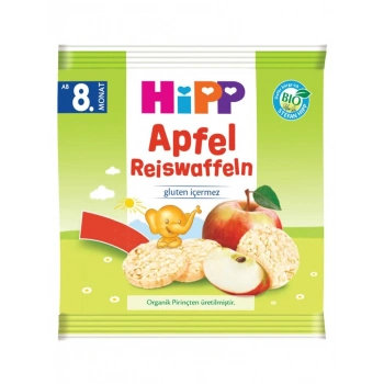 Nessiworld   p Organik Elmalı Pirinçli Bebek Gofreti 30 Gr