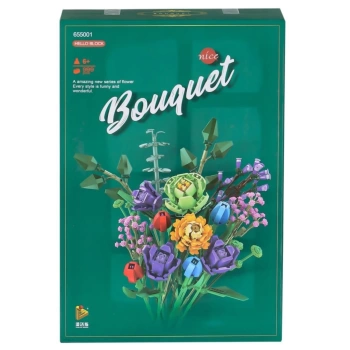 Nessiworld P655001 Panlos Çiçek Buketi 999 Parça Blok Seti -Vagon life