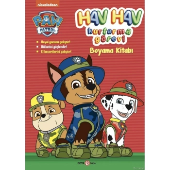 Nessiworld Paw Patrol Hav Hav Kurtarma Görevi Boyama Kitabı