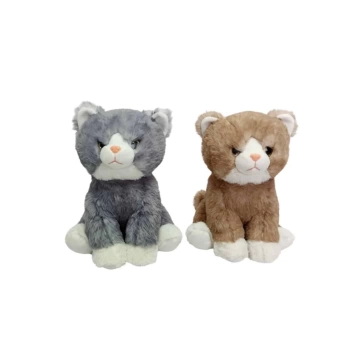 Nessiworld PB31545-23 Peluş Oturan Kedi 23 cm