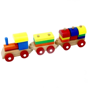 Nessiworld Playwood Eğitici Ahşap Bultak Tren