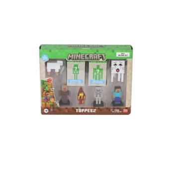 Nessiworld PMI MC2070 Minecraft 3D Figür Toppeez 8li Delüks Set