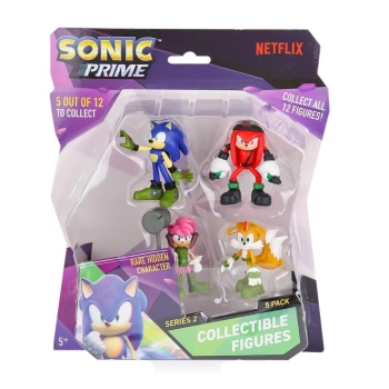Nessiworld PMI SON2240 Sonic 5li Figür Blister Asorti 1 özel sürpriz figür