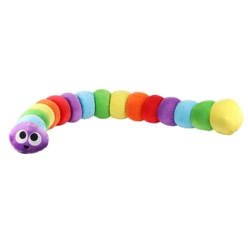 Nessiworld POL-1066 Renkli Yastık Tırtıl 120 cm -Polly Toys