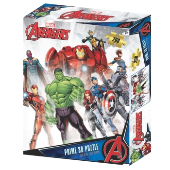 NessiWorld Prime 3D - Avengers 200 Parça Puzzle 33033