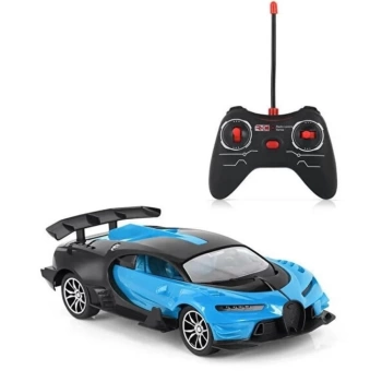 Nessiworld Şarjlı Uzaktan Kumandalı Mavi Bugatti 1:16