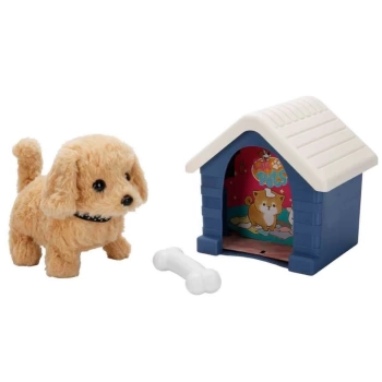 Nessiworld Sesli ve Hareketli Kulübeli Sevimli Peluş Köpek