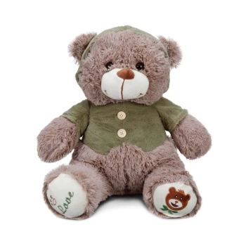 Nessiworld  Sunman Puffy Friends T-Shirtlü Sevimli Peluş Ayı 43 cm