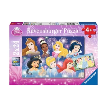 Nessiworld  88720 Disney Prensesleri 2x24 parça Ravensburger Puzzle