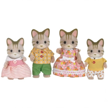 Nessiworld  Sylvanian Families Çizgili Kedi Ailesi 5180