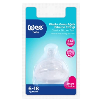 Nessiworld  Wee Baby Geniş Ağızlı Biberon Emziği Normal Akış No:2 853
