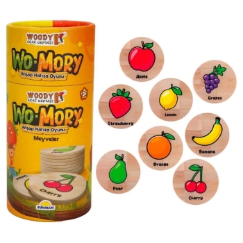 Nessiworld Woody Wo-Mory Ahşap Hafıza Oyunu