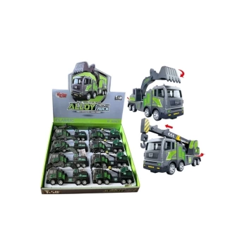 Nessiworld YH-711-50A SÜRTMELİ METAL 1:50 FÜME VİNÇ VE