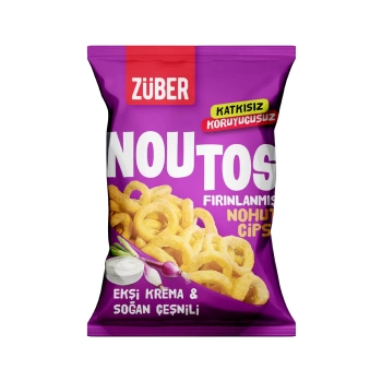 Nessiworld Züber Noutos Fırın Nohut Cipsi 55 Gr Ekşi Krema ve Soğan