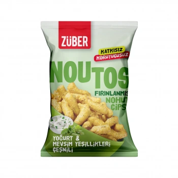 Nessiworld Züber Noutos Fırın Nohut Cipsi 55 Gr Yoğurt ve Mevsim Yeşillikleri