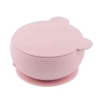 Nessiworld OiOi Silikon Kapaklı Kase Pinky Pink