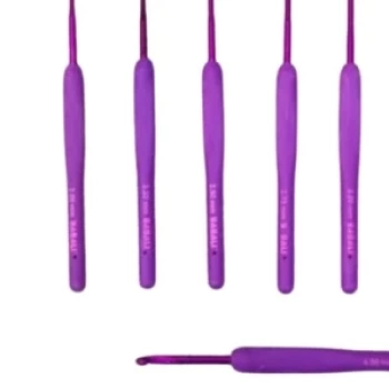 Örgü Tığ Purple  3 Numara