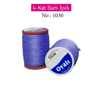 Oyalı 4 Kat Suni İpek İplik İğne Oyası Boncuk İpi Tığ Oyası No:1030