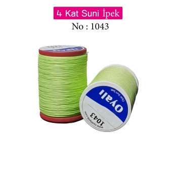 Oyalı 4 Kat Suni İpek İplik İğne Oyası Boncuk İpi Tığ Oyası No:1043