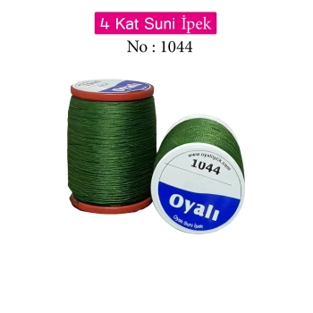 Oyalı 4 Kat Suni İpek İplik İğne Oyası Boncuk İpi Tığ Oyası No:1044