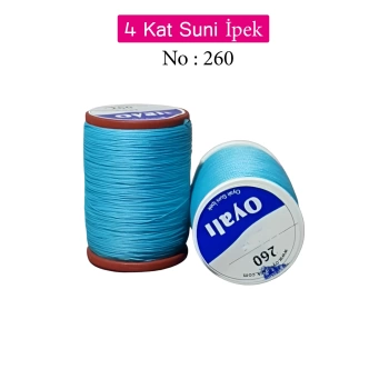 Oyalı 4 Kat Suni İpek İplik İğne Oyası Boncuk İpi Tığ Oyası No:260