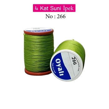 Oyalı 4 Kat Suni İpek İplik İğne Oyası Boncuk İpi Tığ Oyası No:266