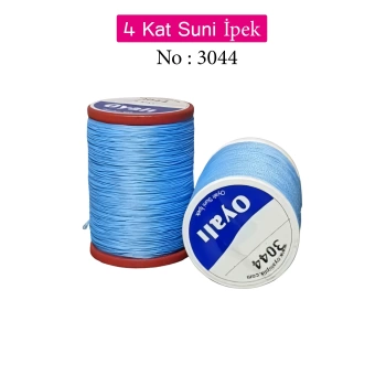 Oyalı 4 Kat Suni İpek İplik İğne Oyası Boncuk İpi Tığ Oyası No:3044